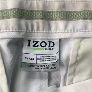 White izod golf pants